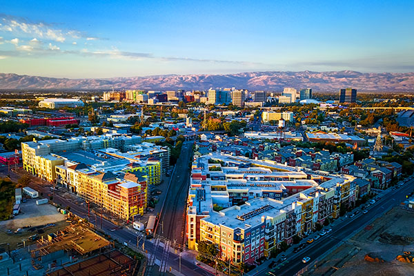 Aerial photo of San Jose, California